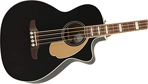 Fender Acoustic Bass Guitar, 4-String, Kingman V2 with Fishman Bass Acoustic Guitar Pickup with Tuner, Equalizer and Phase Control - Image 4