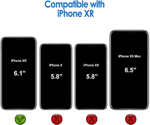 Custodia per iPhone-XR Portafoglio Cavalletto