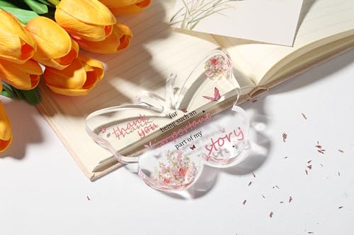 Qinjiejie QJJ122702 Appreciation Gifts, Butterfly Shaped Paperweight Dad Gifts From Daughter Keepsake Decor Gifts thumb #1