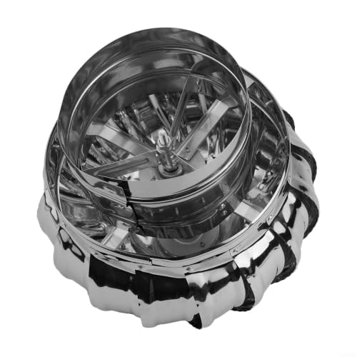 Capuchon rotatif pour cheminée inox 150mm stop refoulement