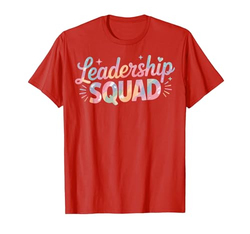Leadership Squad T-Shirt, Men, Red, Small