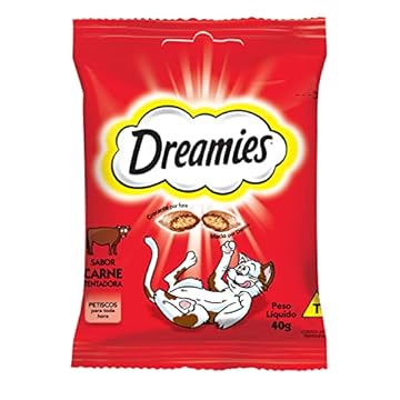 Dreamies - Petisco Para Gatos, Carne, Adultos, 40g