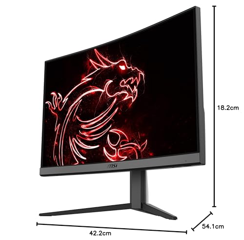 Image of MSI PRO MP243W 23.8 Inch Full HD Business & Productivity Monitor - FullHD (1920 x 1080) IPS Panel, 75 Hz, Eye-Friendly Screen, Built-in Speakers, HDMI, DP