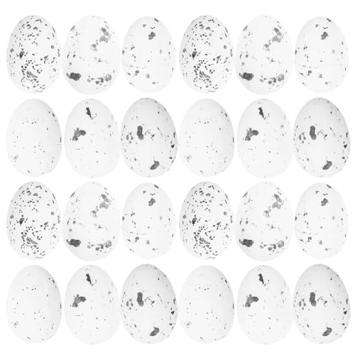 COSMOBETTY Manualidades DIY de Espuma de Color Claro de Huevos de Pascua 50 Piezas Rellenos Versátiles para Decoración Festiva para Adornos y Decoración del Hogar