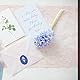 craspire Wachssiegelstempel Iris Siegelwachsstempel Blume 20 × 30 mm Abnehmbarer Messingkopf Siegelstempel Mit Holzgriff Für Karten, Einladungen, Geschenk