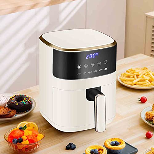 4.5L Smart Touch Air Fritteuse Weiß Vollautomatische Große Kapazität Multifunktions Rauchfrei Fettarm Friteusen Home Frites Maschine Ziyu – Bild 6