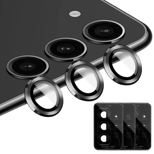 Protection Objectif Caméra Compatible avec Samsung Galaxy S23/S23 Plus, 3 Caméra Arrière...