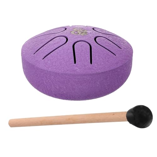 Levemolo 3'' 6'' Small Tongue Drum Chic Instrument for Home Use Metal Percussion Instrument Beautiful Melody