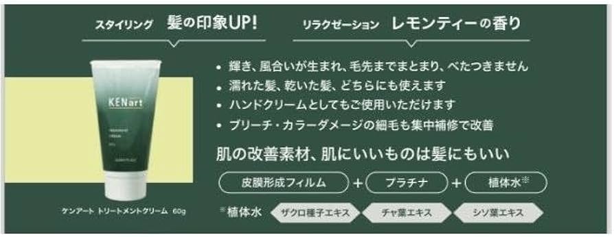 Amazon | ケンアート トリートメントクリーム 60g | ノーブランド品