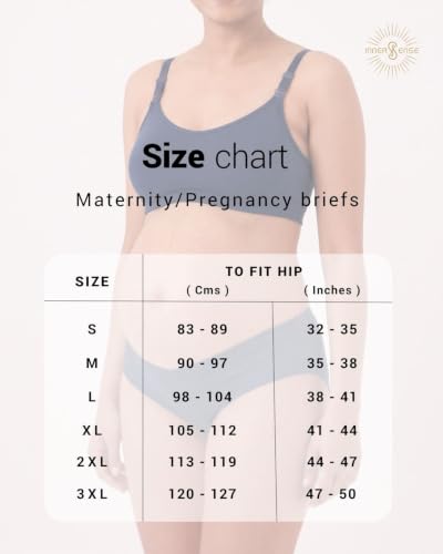 Image of Inner Sense Organic Cotton Bamboo Maternity Panties After Delivery