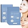 5PCSBio Collagen Mask Korean,Bio-Collagen Real Deep Mask,Mascarilla de Colageno,Mascarilla Bio Colágeno Noche,Faciales Iluminar el Color de La Piel,Reducir las Líneas Finas,Hidratante (1BOX)