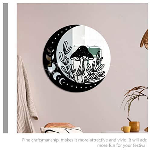 NUOBESTY acrílicos de parede delicados da decorações de fase da