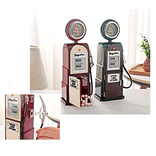Caja de música mecánica ZAW musicales mecánicos vintage para regalos de cumpleaños decorativos 5
