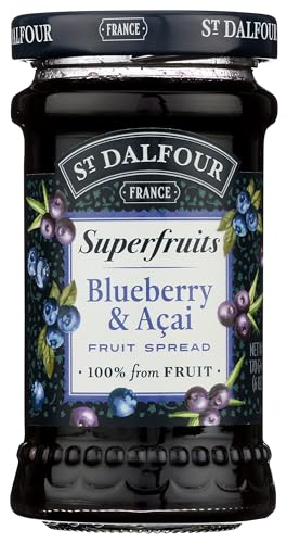 ST DALFOUR Blueberry & Acai Superfruits Spread, 6 OZ