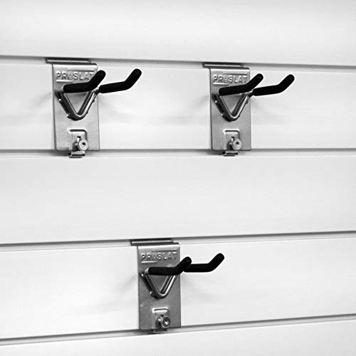 Proslat 13011 Double 4-Inch Locking Hooks Designed For Proslat Pvc Slatwall, 3-Pack #TOP2