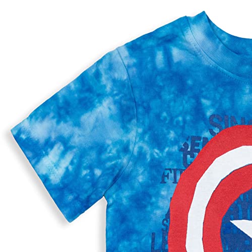 Marvel Avengers Captain America Big Boys Graphic Tie Dye T-Shirt 18-20 #TOP4