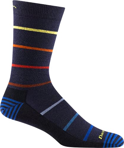 DARN TOUGH (6068) Offline Crew Lightweight Men s Sock - (Navy, X-Large)