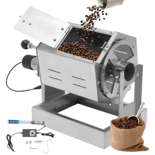 Commercial Coffee Bean Roaster 300-1200g Coffee Bean Baker Drum Type