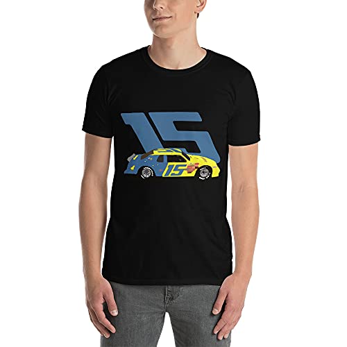 JG Infinite Ricky Rudd #15 Stock Car Racing Short-Sleeve Mens T-Shirt Black