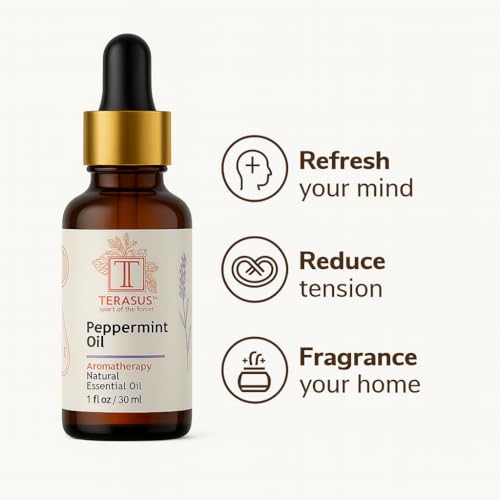 Aceite esencial de menta 1 oz (30 mL) para aromaterapia miniatura 4