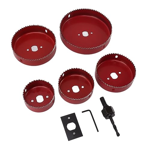 Set de 8 brocas con sierra de corona y taladro central miniatura 6