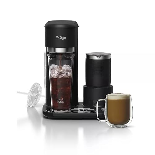 Mr. Coffee 4-in-1 Single-Serve Latte, Iced, and Hot Coffee Maker with Milk Frother and Tumbler Black - Thumbnail 4