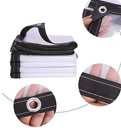 Vela rectangular resistente e impermeable con red sombreado anti-UV para patios 4