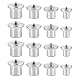 16PCS Dübel Zentrierspitze Dübelhilfe Dübelloch Markierer Dübelsetzer Holzdübel Set 6/8/10/12 mm, Holzdübel-Zentrierspitzen Für Holzarbeiten Bohrwerkzeuge