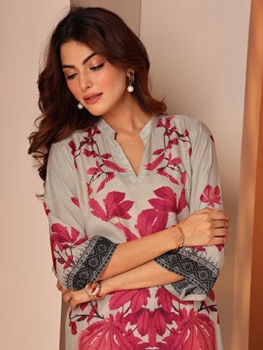 Image of Libas Printed Cotton Blend Co-ord Set