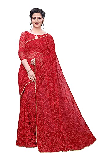 Sari jacquard en coton mélangé d'exception avec son tissu top