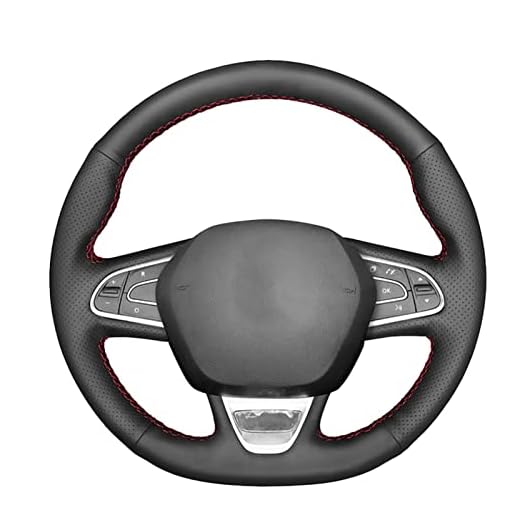 WKSDDP Rattskydd i svart läder, för Renault Koleos Scenic Grand Scenic 2016-2019 Espace 2014-2019