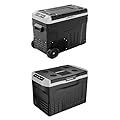 Bundle of EUHOMY 12 Volt Refrigerator, 53QT(50L) Electric Cooler, Portable Freezer + EUHOMY 12 Volt Refrigerator, 32QT(30L) 12V Cooler, Compressor Electric Cooler