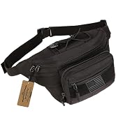 ArcEnCiel Tactical Fanny Pack for Men Waist Bag Military Hip Belt Outdoor Hiking Fishing Bumbag w...