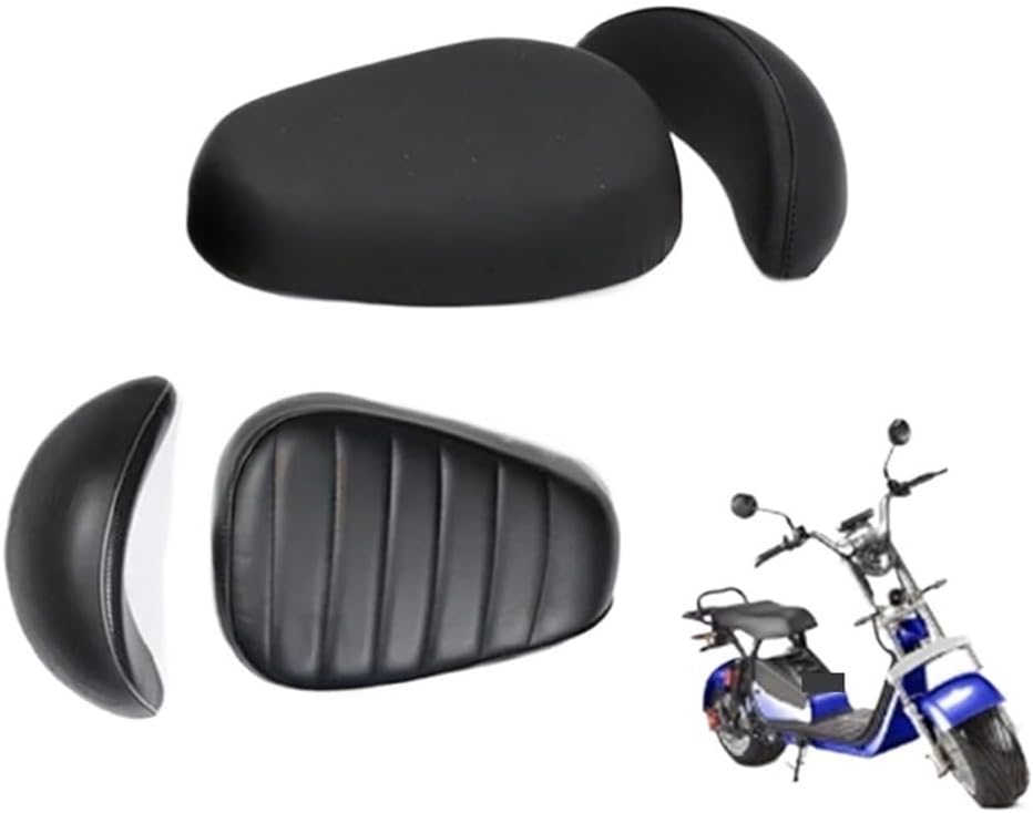Motorcycle Backrest Pad Kits Motorcycle Passenger Backrest Pad Rear for Seat Cushion for Modification Accessories