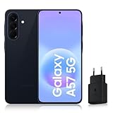 Samsung Galaxy A57 5G, Smartphone Android, 128 Go, Chargeur Secteur Rapide 25W Inclus, Smartphone déverrouillé, Bleu foncé, Version FR