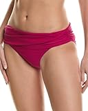 vince camuto plus tops Cintura drapeada Vince Camuto Parte inferior de cintura alta drapeada estándar para mujer, Frambuesa, Large