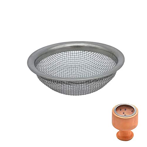 Hookah Bowl Stainless Steel Screen Hookah Metal Screen Heat Management System(only 2pcs silver screen,no bowls！)