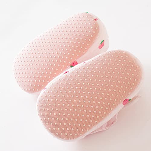 Infant Toddler Shoes Strawberry Prints Soft Soled Non Slip Socks Baby Floor Shoes Socks Spring And Summer Flat4
