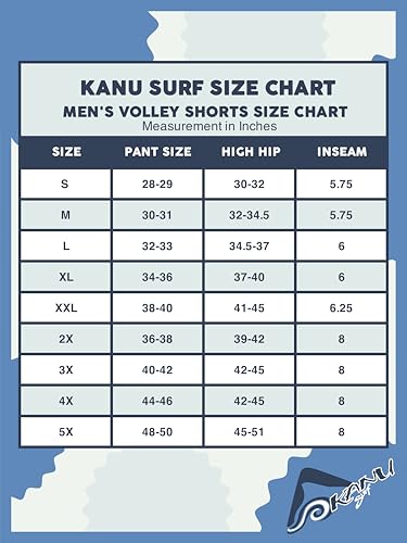 Image of Kanu Surf Men's Big Viper Extended Size Stripe Swim Trunk