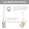 Pearl Angeli Weiches Echtes Leder Handy Umhängetasche - Handytasche Geldbörse Damen RFID Schutz kleine Crossbody Tasche (B-Beige) #4