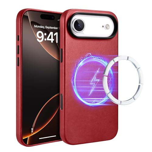 Amazon.co.jp: iPhone Air 対応 革レザー スマホケース Mag-Safe対応