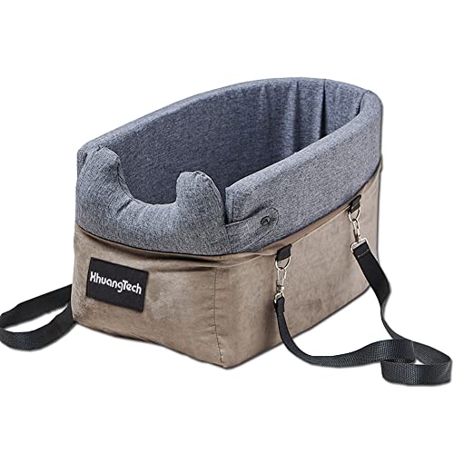 XhuangTech Siège auto rehausseur pour petit chien ou chat - Accoudoir pour chien - Siège de voiture de voyage pour animal domestique de petite taille jusqu'à 5 kg Cover