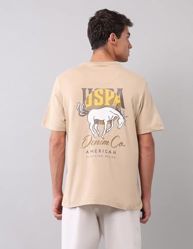 Image of U.S. Polo Assn. Denim Co. Men's Brand Printed Muscle Fit T-Shirt