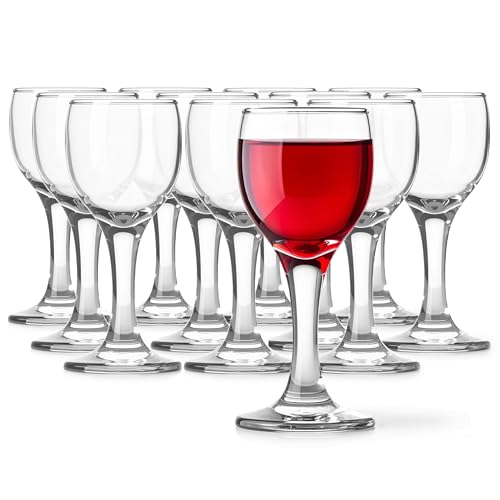 Glasmark KROSNO 1992 Verres à Shot sur Pied – Lot de 12 – 55 ml – Transparent – Passe au Lave-Vaisselle