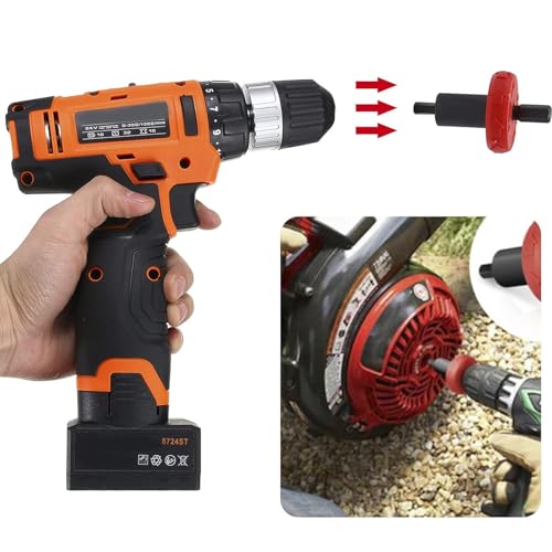 LIDSCURA Electric Start Drill Bit, Engine Lawn Mower Jump Starter Adapter Replacement for Troy bilt, Replacement for Craftsman Speed Start bit, no Manual Pull to Start