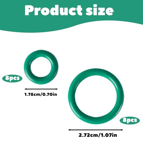Image of 16-Pcs Turbo Pedestal O-Ring Kit Replacement for 1994-2003 Ford 7.3L Powerstroke Diesel - Fits F250 /F350 /E-350 /E-450 /Econoline, Replaces F4TZ-6N653-A & F4TZ-6N653-B
