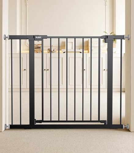 29.5-40.5" Baby Gate for Stairs, Dog Gate for Doorways, Walk Thru...