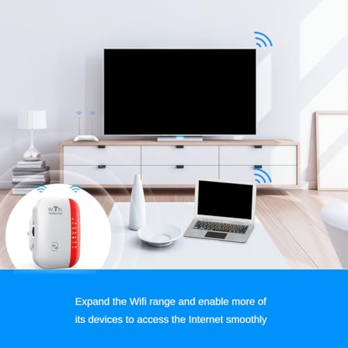 SVRITE Repetidor WiFi InaláMbrico Antena Incorporada Enrutador InaláMbrico en Red Amplificador de SeñAl Potenciador de ExtensióN 300 M, Enchufe Europeo A - imagen 2