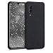 Produktbild kwmobile Hülle kompatibel mit Xiaomi Mi 9 Lite - Handyhülle - Handy Case Glitzer Uni Schwarz matt