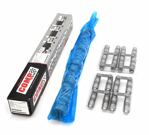 COMP Cams 12-602-8 Big Mutha’ Thumpr Hydraulic Roller Camshaft Kit w/Redline HP Retro-Fit Lifters for Chevy SBC 283 305 327 350 400 Very Rough Idle - 243/257 @.050